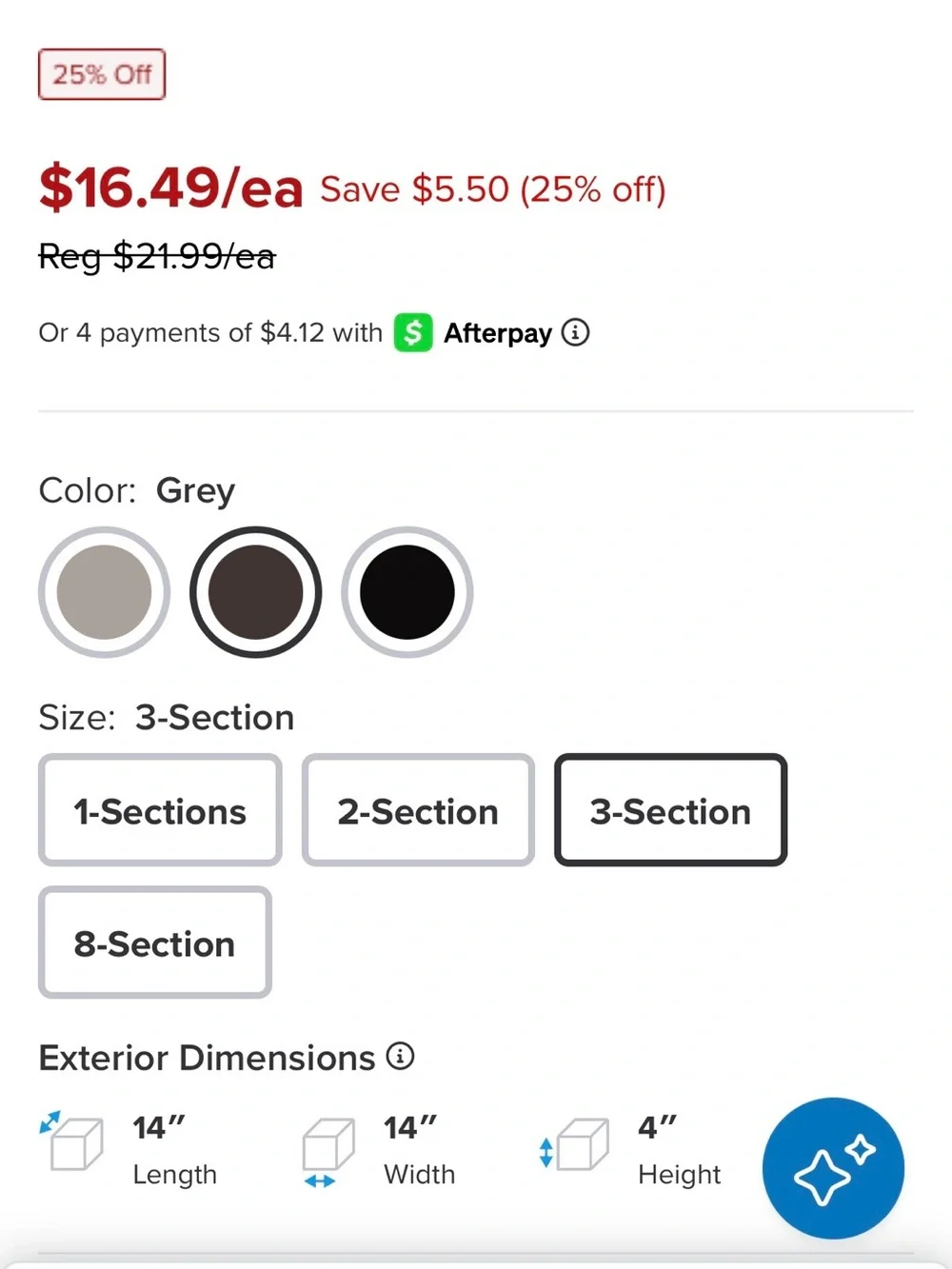 The container store Cambridge drawer organizer